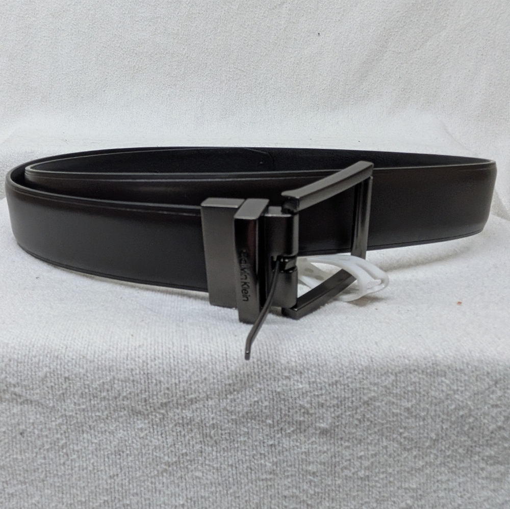 Men's Calvin Klein Reversible Leather Belt, Black and Brown, Size 34-36